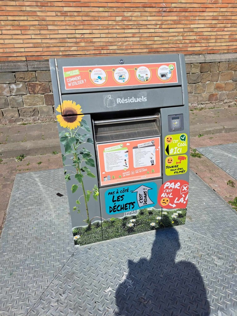 Point apport volontaire à Mouscron